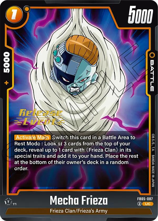 Mecha Frieza [New Adventure Release Event Cards] | Devastation Store