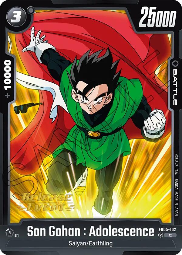 Son Gohan : Adolescence [New Adventure Release Event Cards] | Devastation Store