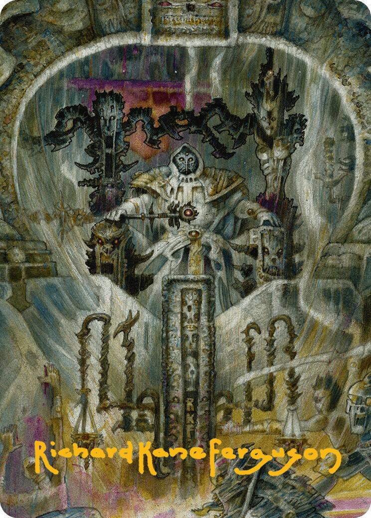 Gonti, Night Minister Art Card (Gold-Stamped Signature) [Aetherdrift Art Series] | Devastation Store