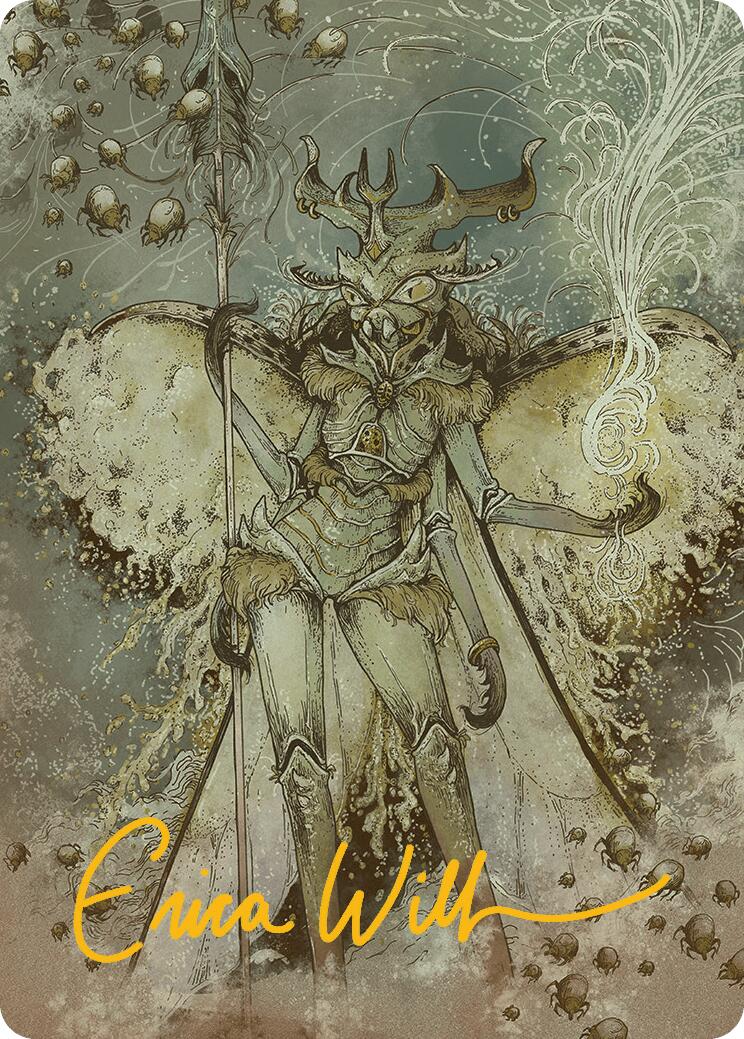 Aatchik, Emerald Radian Art Card (6/54) (Gold-Stamped Signature) [Aetherdrift Art Series] | Devastation Store