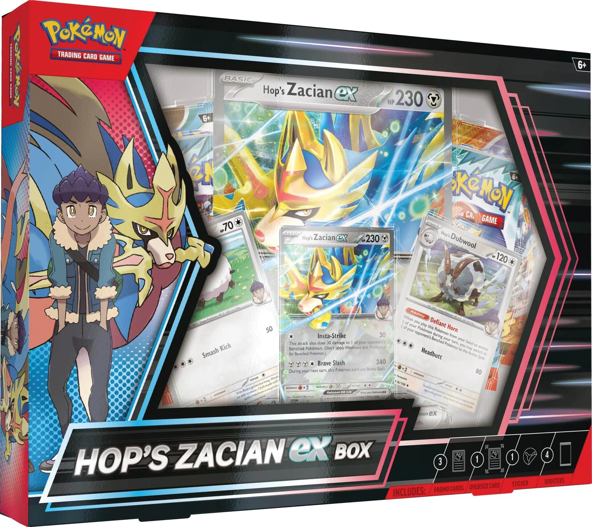 Hop's Zacian ex Box | Devastation Store