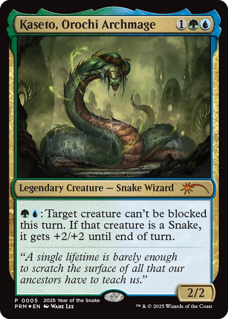 Kaseto, Orochi Archmage (Year of the Snake 2025) [Standard Showdown Promos] | Devastation Store
