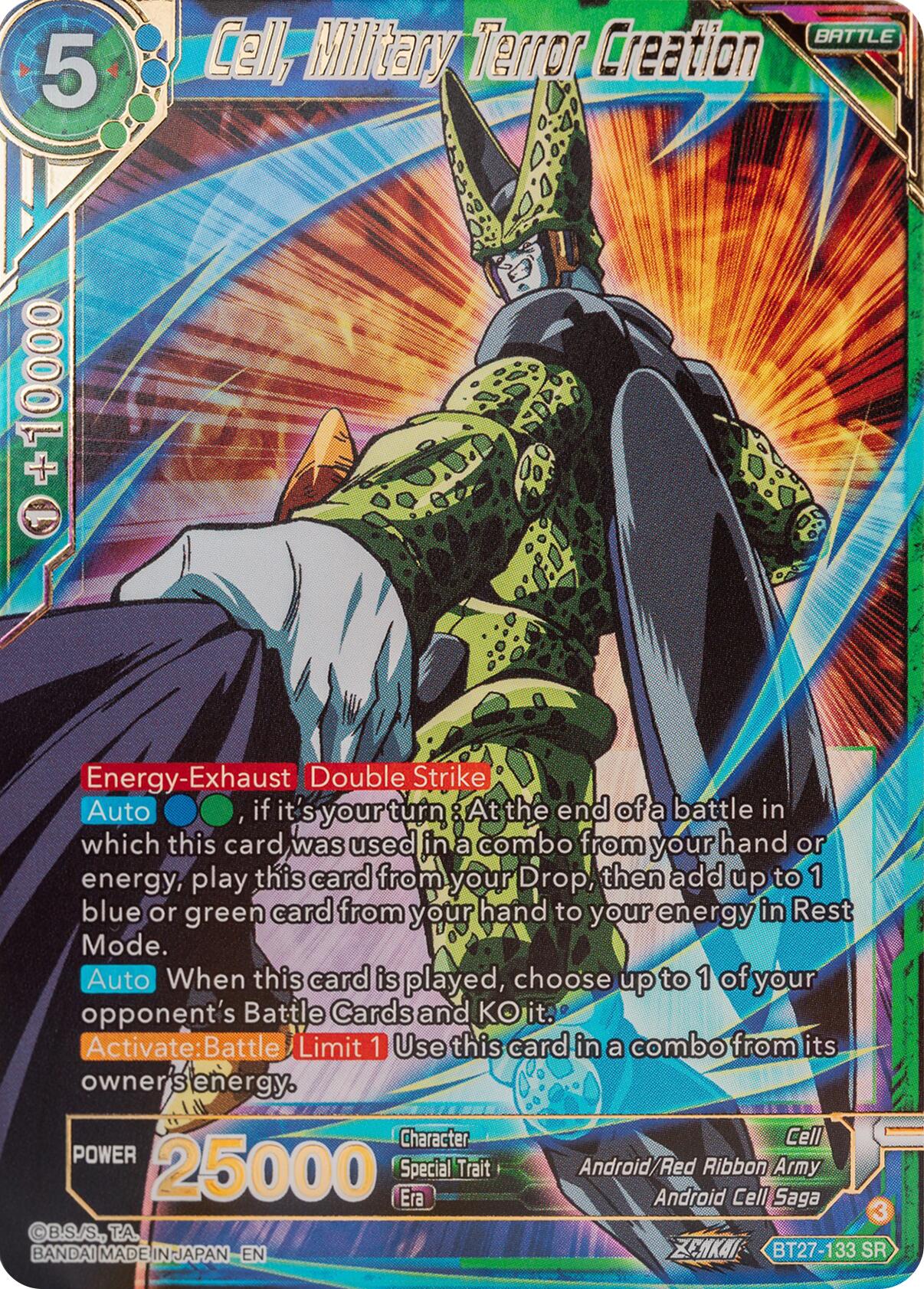 Cell, Military Terror Creation (BT27-133) [History of Z] | Devastation Store