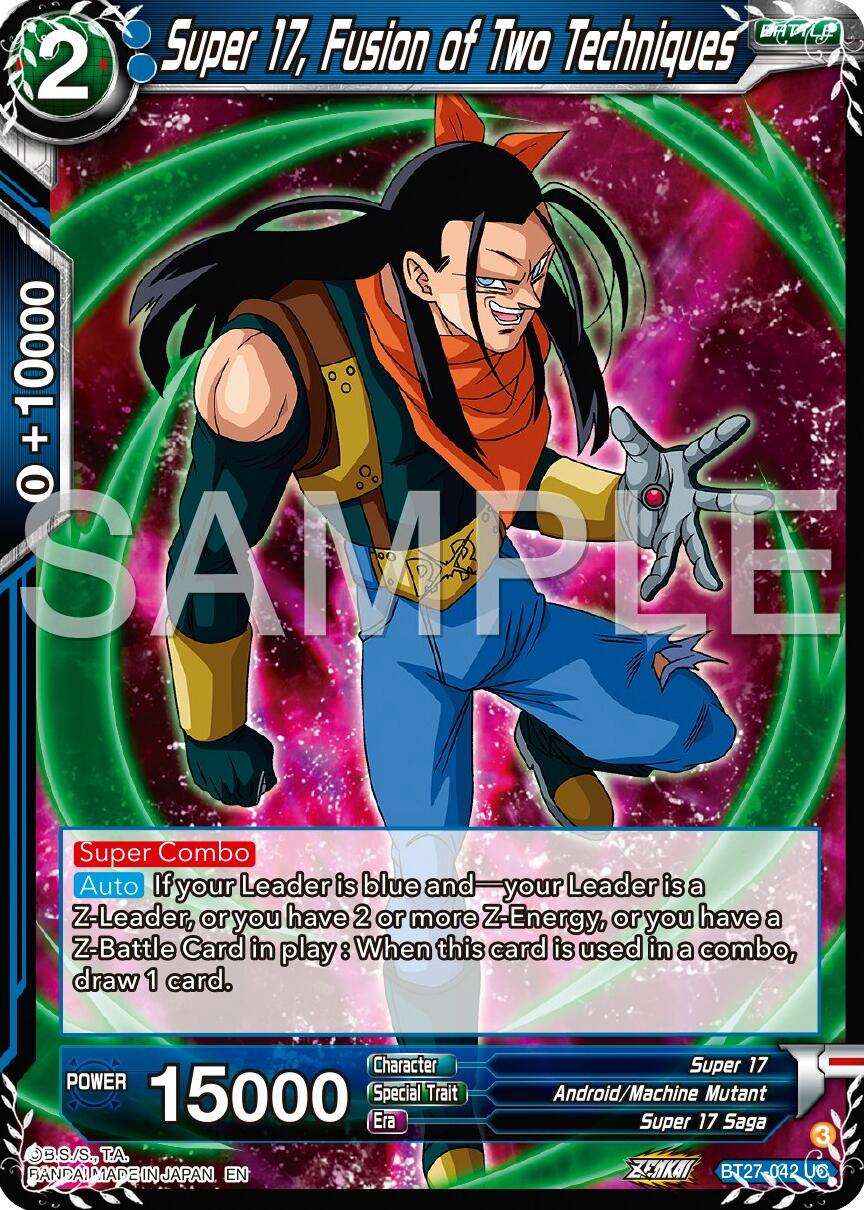 Super 17, Fusion of Two Techniques (BT27-042) [History of Z] | Devastation Store