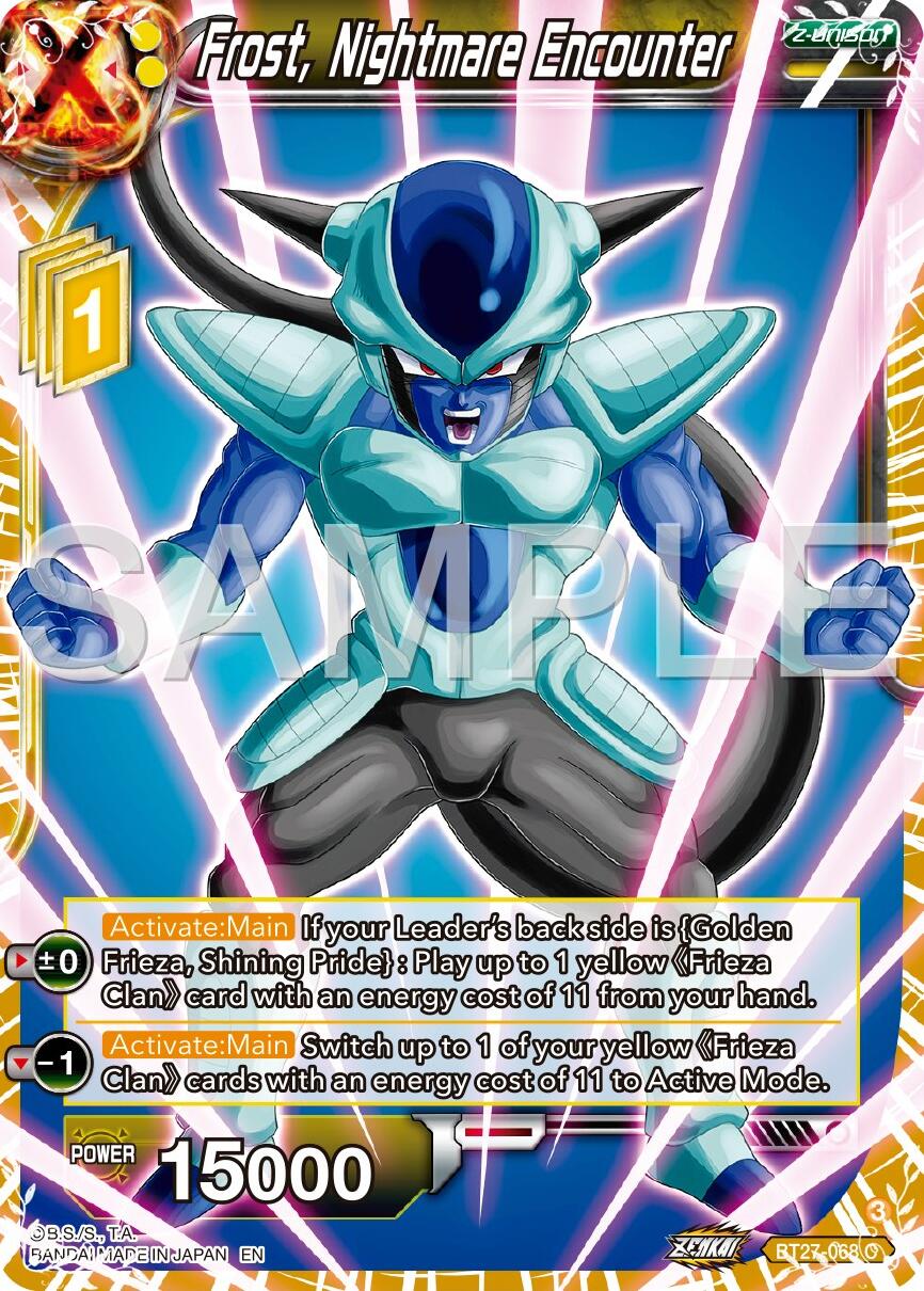 Frost, Nightmare Encounter (BT27-068) [History of Z] | Devastation Store