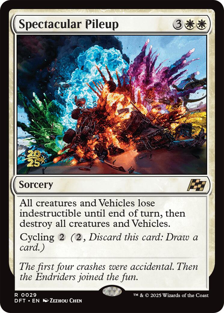 Spectacular Pileup [Aetherdrift Prerelease Promos] | Devastation Store