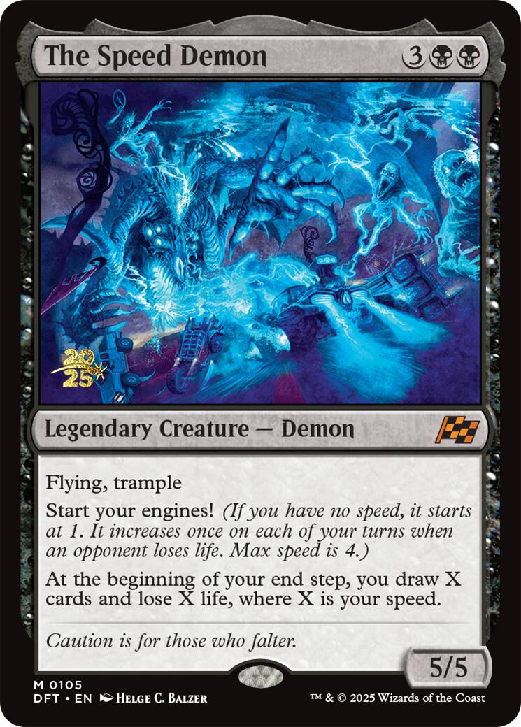 The Speed Demon [Aetherdrift Prerelease Promos] | Devastation Store