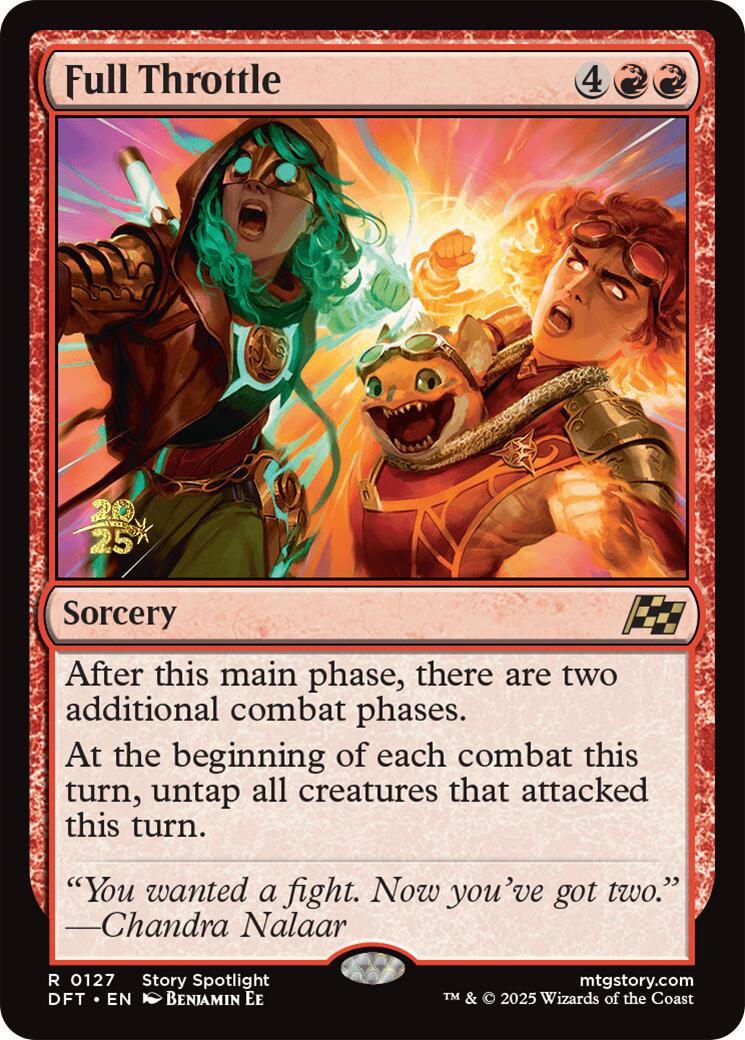 Full Throttle [Aetherdrift Prerelease Promos] | Devastation Store