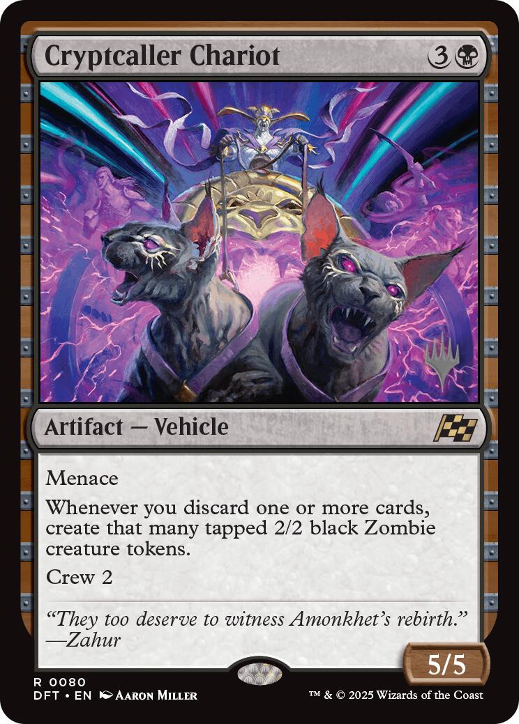 Cryptcaller Chariot [Aetherdrift Promos] | Devastation Store