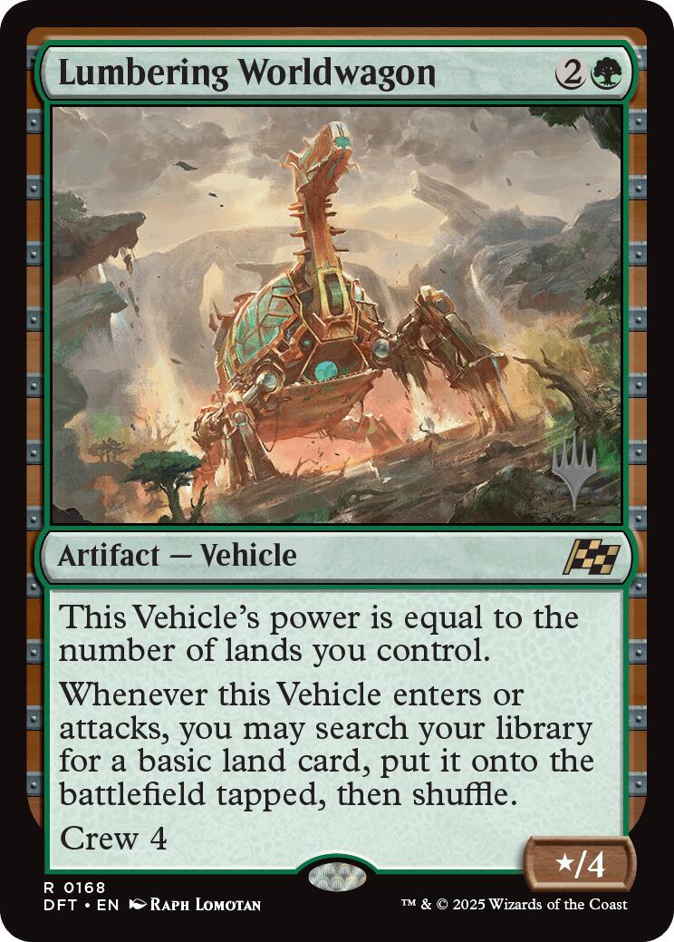 Lumbering Worldwagon [Aetherdrift Promos] | Devastation Store