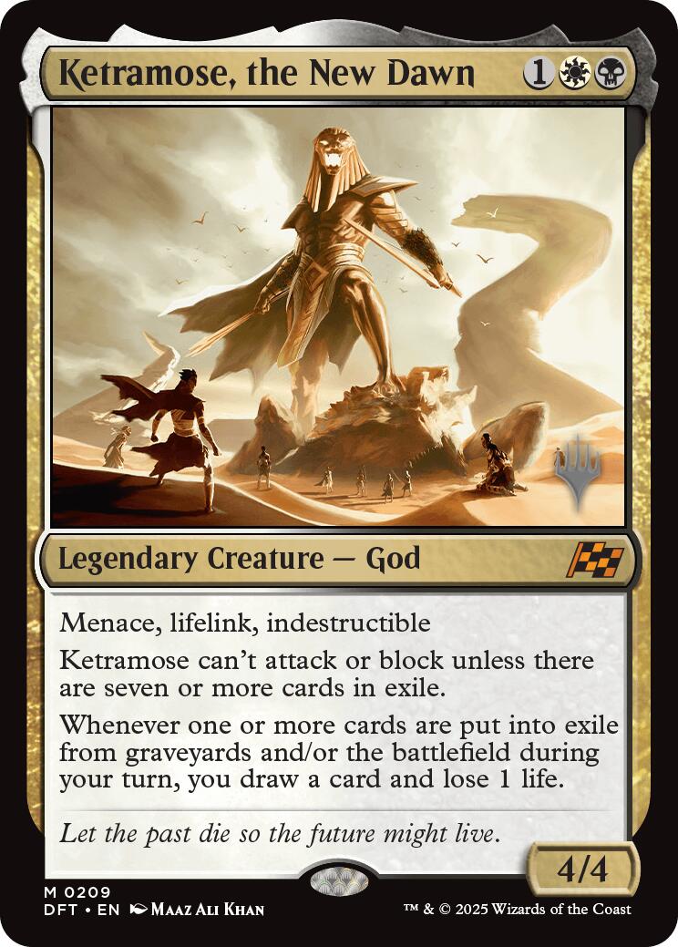 Ketramose, the New Dawn [Aetherdrift Promos] | Devastation Store
