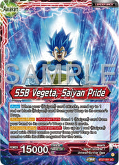 Vegeta // SSB Vegeta, Saiyan Pride (BT27-001) [History of Z] | Devastation Store