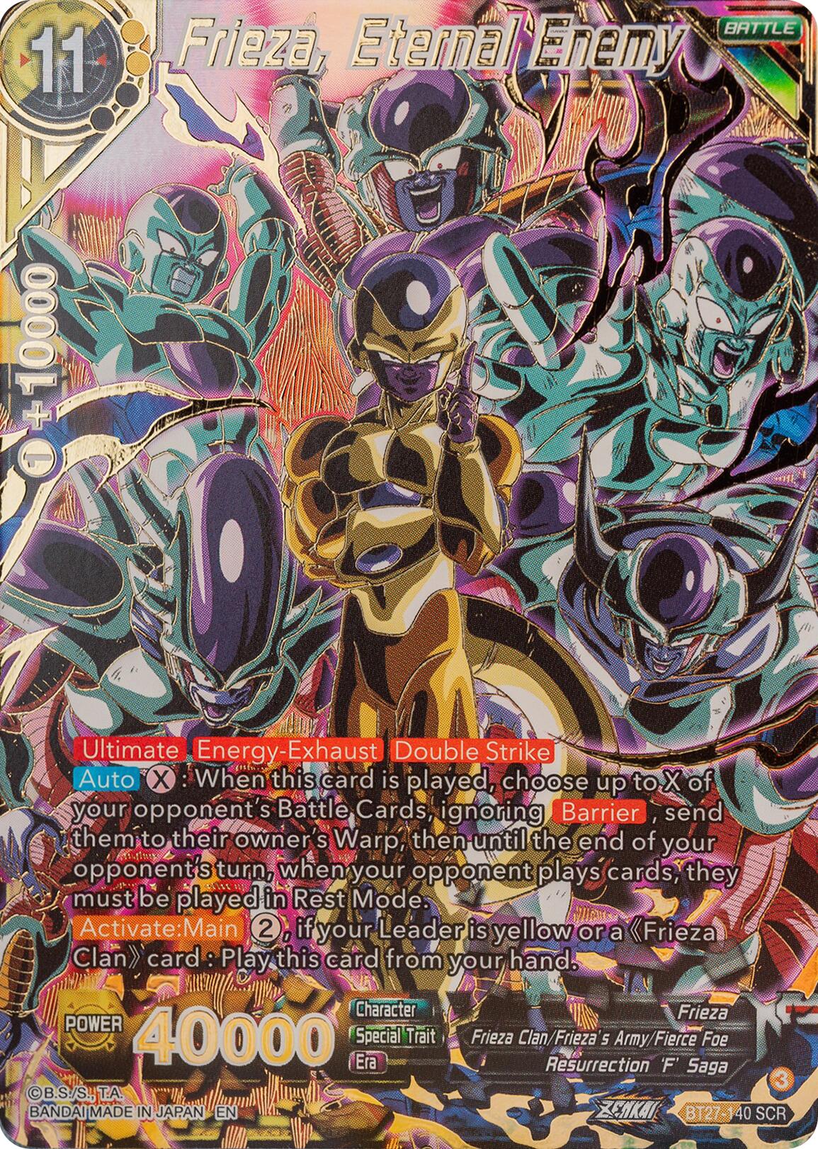 Frieza, Eternal Enemy (BT27-140) [History of Z] | Devastation Store