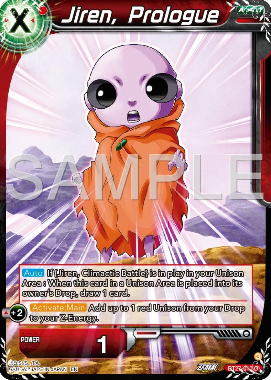 Jiren, Prologue (BT27-010) [History of Z] | Devastation Store