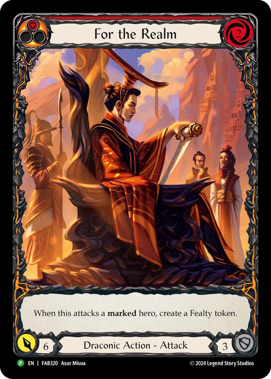 For the Realm [FAB320] (Promo)  Rainbow Foil | Devastation Store