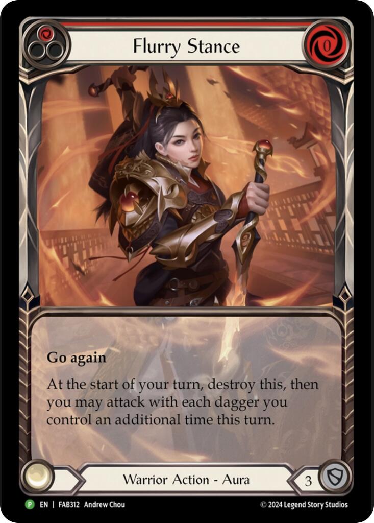 Flurry Stance [FAB312] (Promo)  Rainbow Foil | Devastation Store