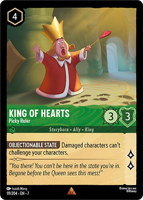 King of Hearts - Picky Ruler (111/204) [Archazia's Island] | Devastation Store