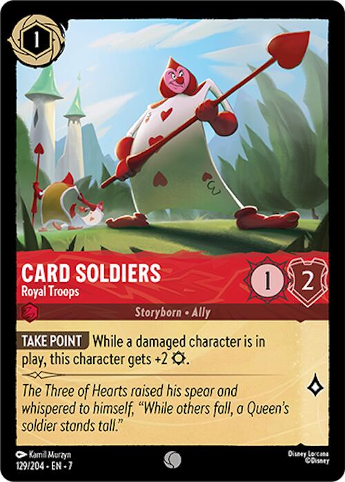 Card Soldiers - Royal Troops (129/204) [Archazia's Island] | Devastation Store