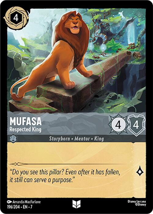 Mufasa - Respected King (196/204) [Archazia's Island] | Devastation Store