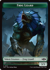 Frog Lizard // Dragon (0014) Double-Sided Token [Tarkir: Dragonstorm Commander Tokens] | Devastation Store