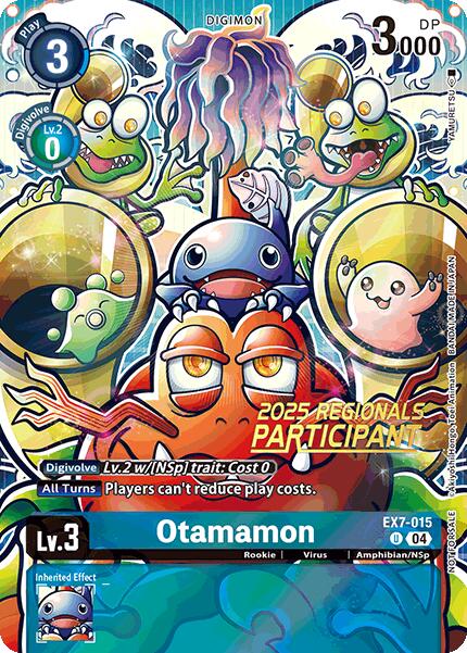 Otamamon [EX7-015] (2025 Regionals Participant) [Digimon LIBERATOR Promos] | Devastation Store