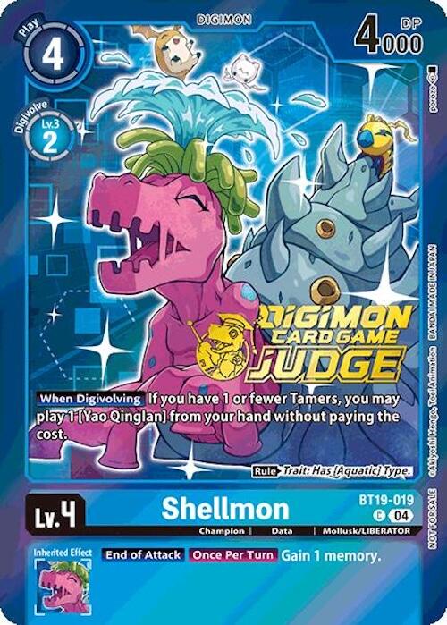 Shellmon [BT19-019] (Judge Pack 2025 Wave 1) [Release Special Booster Ver.2.0] | Devastation Store