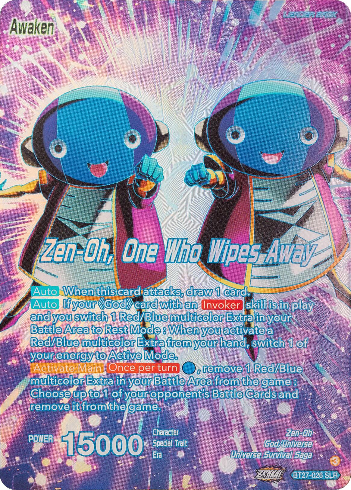 Zen-Oh // Zen-Oh, One Who Wipes Away (SLR) (BT27-026) [History of Z] | Devastation Store