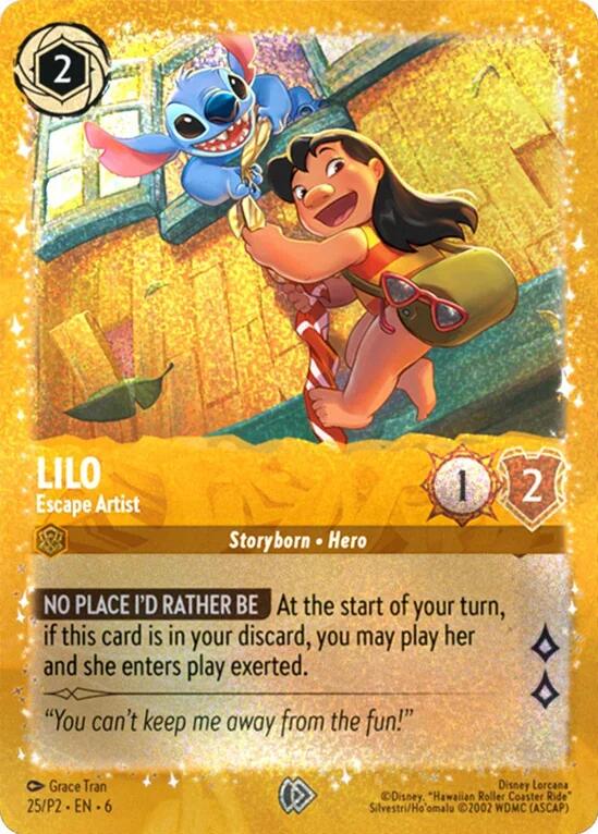 Lilo - Escape Artist (25) [Promo Cards] | Devastation Store