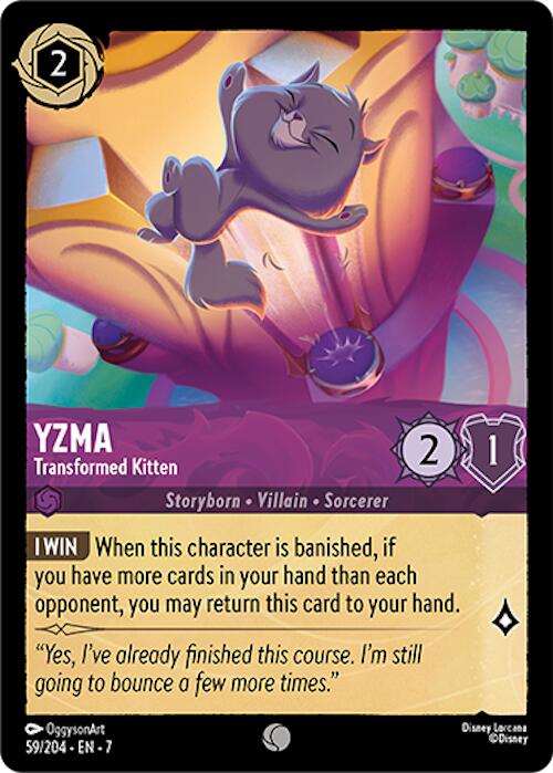 Yzma - Transformed Kitten (59/204) [Archazia's Island] | Devastation Store
