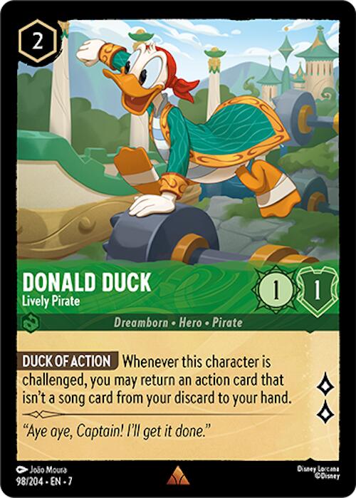 Donald Duck - Lively Pirate (98/204) [Archazia's Island] | Devastation Store