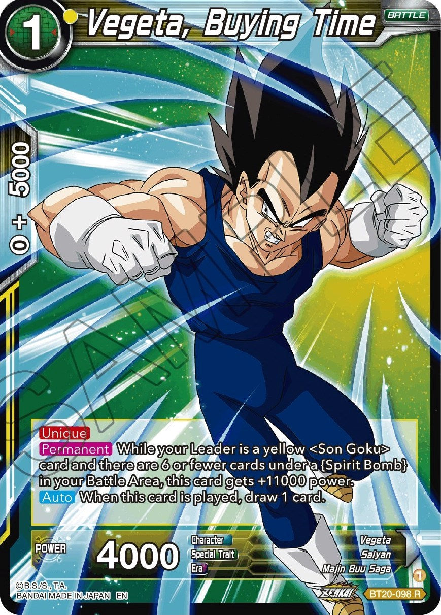 Vegeta, Buying Time (BT20-098) [Power Absorbed] | Devastation Store