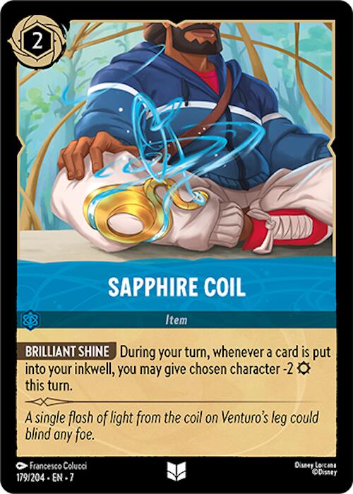 Sapphire Coil (179/204) [Archazia's Island] | Devastation Store