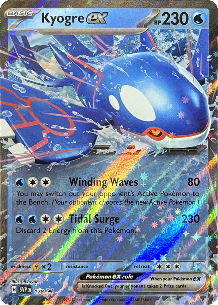 Kyogre ex (178) [Scarlet & Violet: Black Star Promos] | Devastation Store