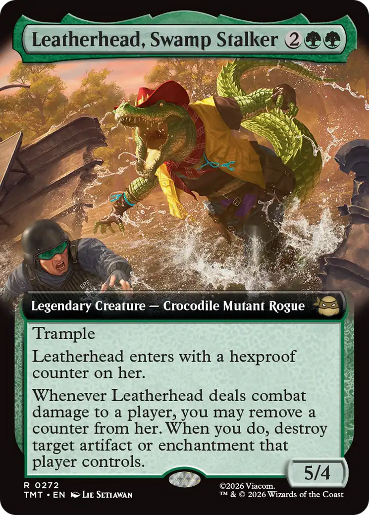 Leatherhead, Swamp Stalker (Extended Art) [Teenage Mutant Ninja Turtles] | Devastation Store