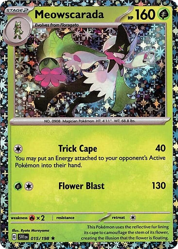 Meowscarada (015/198) (Sparkle Holo) [Miscellaneous Cards] | Devastation Store