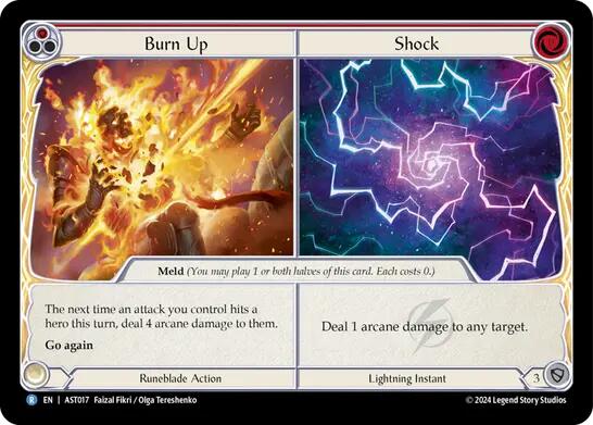 Burn Up // Shock [AST017] (Armory Deck: Aurora) | Devastation Store