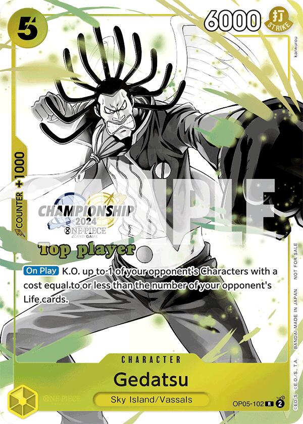 Gedatsu (Championship 2024 Top Player Pack Vol. 2) [One Piece Promotion Cards] | Devastation Store
