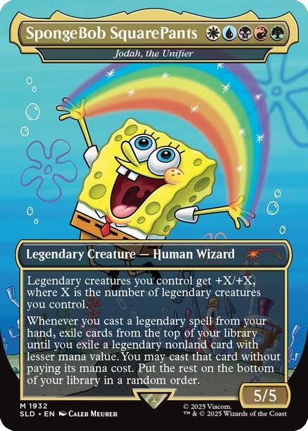 SpongeBob SquarePants - Jodah, the Unifier [Secret Lair Drop Series] | Devastation Store