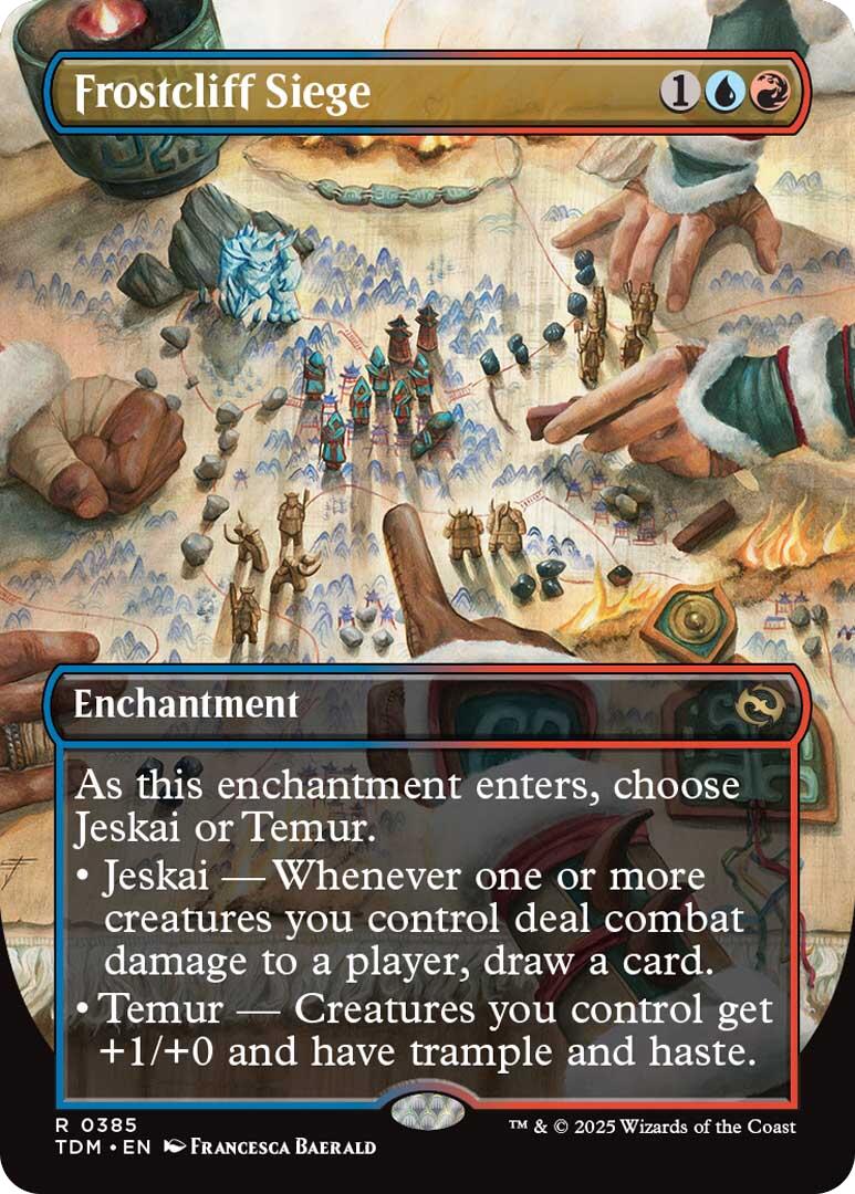 Frosteliff Siege (Borderless) [Tarkir: Dragonstorm] | Devastation Store