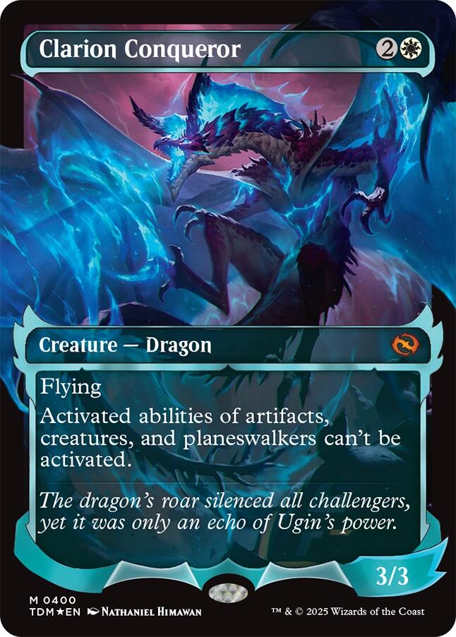 Clarion Conqueror (Showcase) [Tarkir: Dragonstorm] | Devastation Store