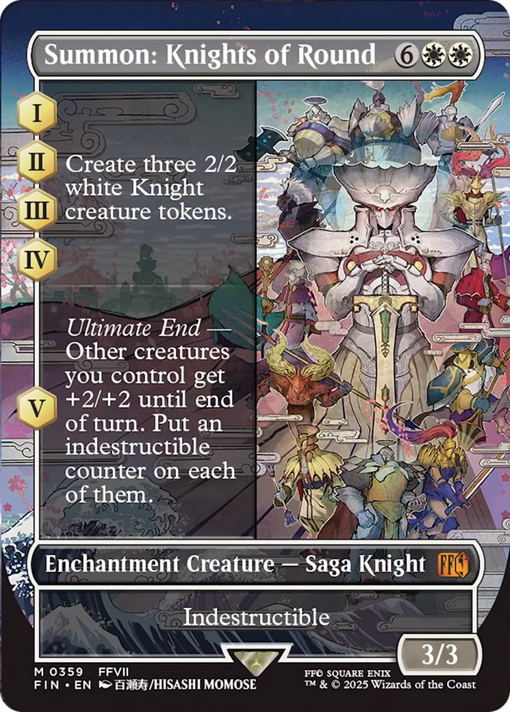 Summon: Knights of Round (Borderless) [FINAL FANTASY] | Devastation Store