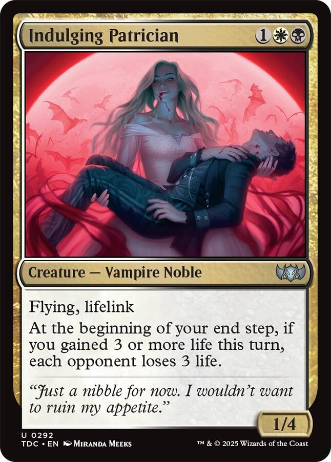 Indulging Patrician [Tarkir: Dragonstorm Commander] | Devastation Store