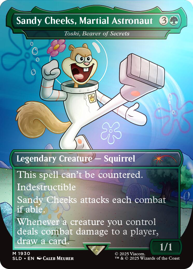 Sandy Cheeks, Martial Astronaut - Toski, Bearer of Secrets (Rainbow Foil) [Secret Lair Drop Series] | Devastation Store