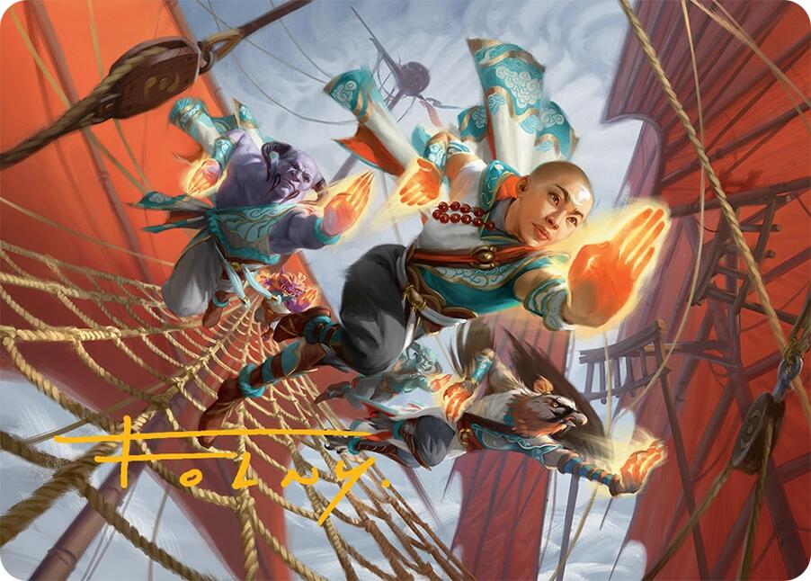 Aligned Heart Art Card (52/54) (Gold-Stamped Signature) [Tarkir: Dragonstorm Art Series] | Devastation Store