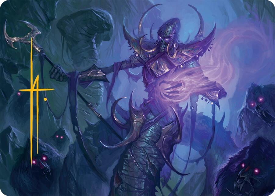 Sidisi, Regent of the Mire Art Card (14/54) (Gold-Stamped Signature) [Tarkir: Dragonstorm Art Series] | Devastation Store