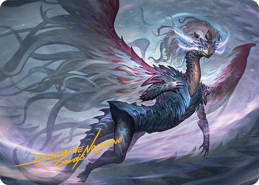 Shiko, Paragon of the Way Art Card (37/54) (Gold-Stamped Signature) [Tarkir: Dragonstorm Art Series] | Devastation Store