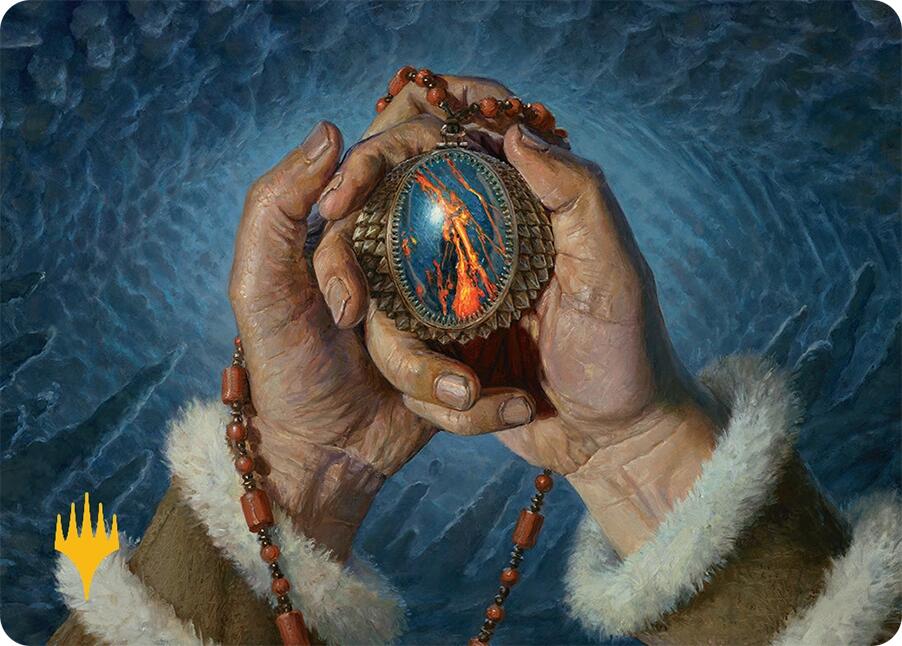 Mox Jasper Art Card (28/54) (Gold-Stamped) [Tarkir: Dragonstorm Art Series] | Devastation Store