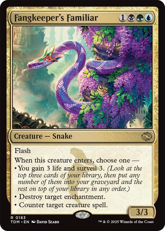 Fangkeeper's Familiar [Tarkir: Dragonstorm Promos] | Devastation Store