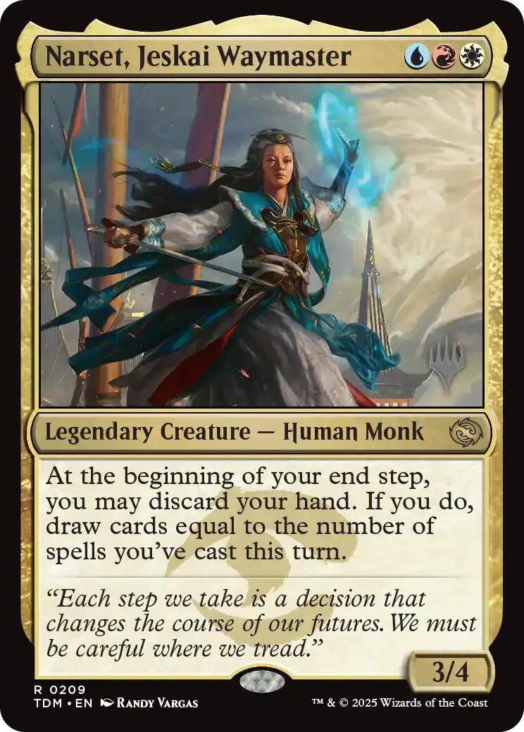 Narset, Jeskai Waymaster [Tarkir: Dragonstorm Promos] | Devastation Store