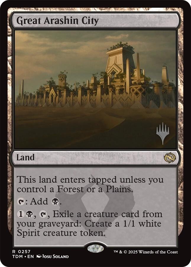 Great Arashin City [Tarkir: Dragonstorm Promos] | Devastation Store